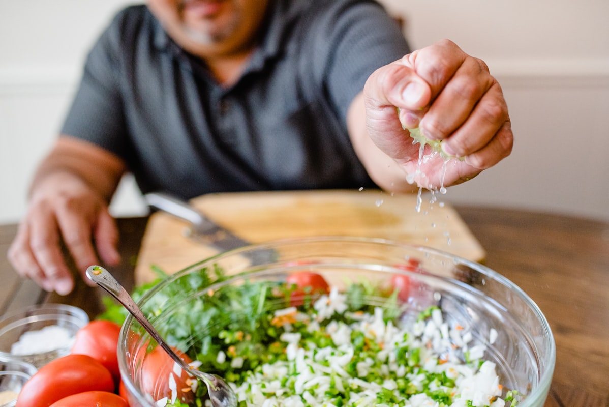 Mediterranean diet approach for men